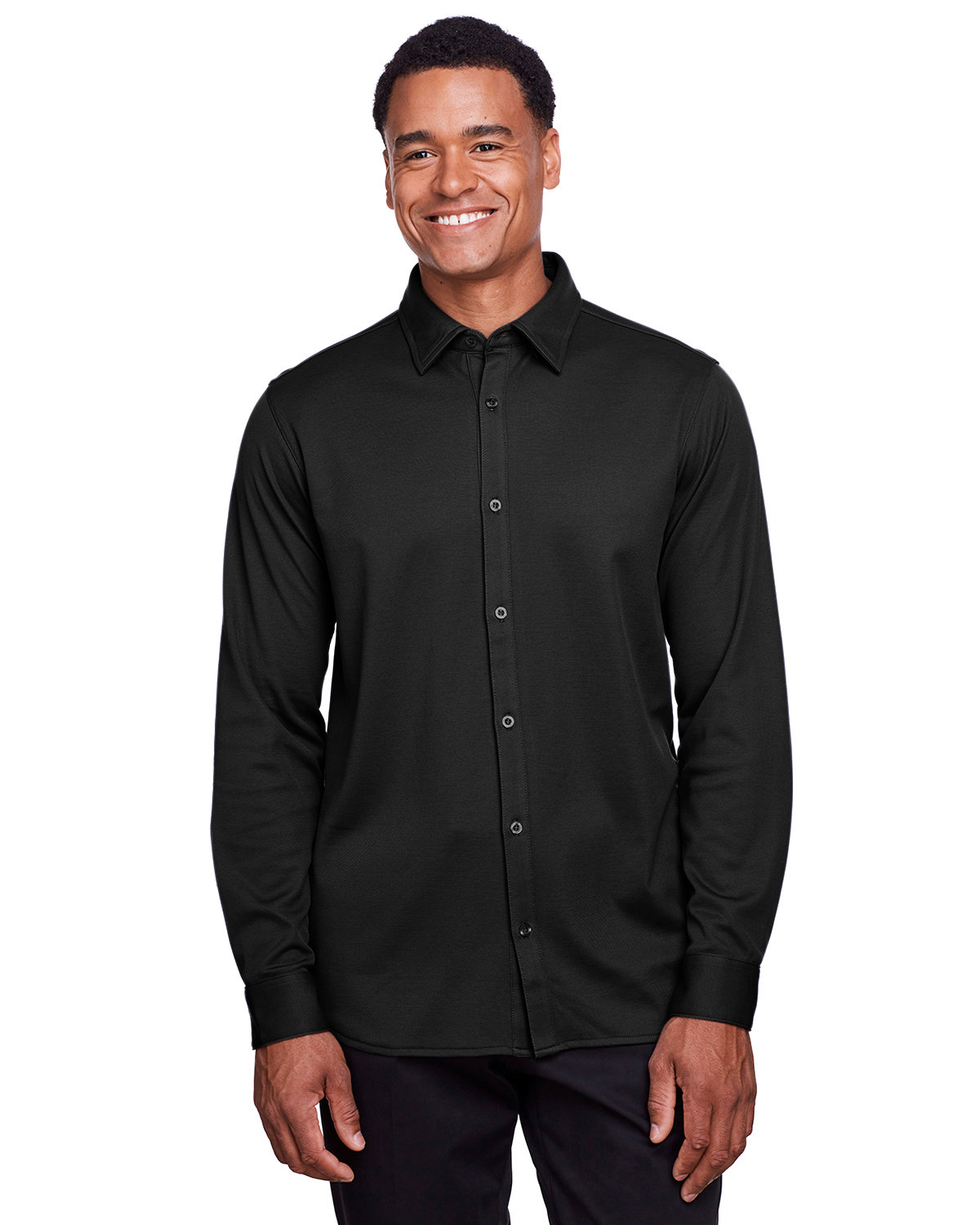 Devon and Jones CrownLux Performance® Men's Plaited Button-Down