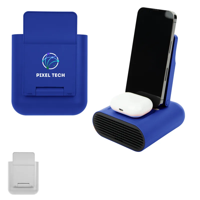 Duet Wireless Charger With Speaker & Phone Stand