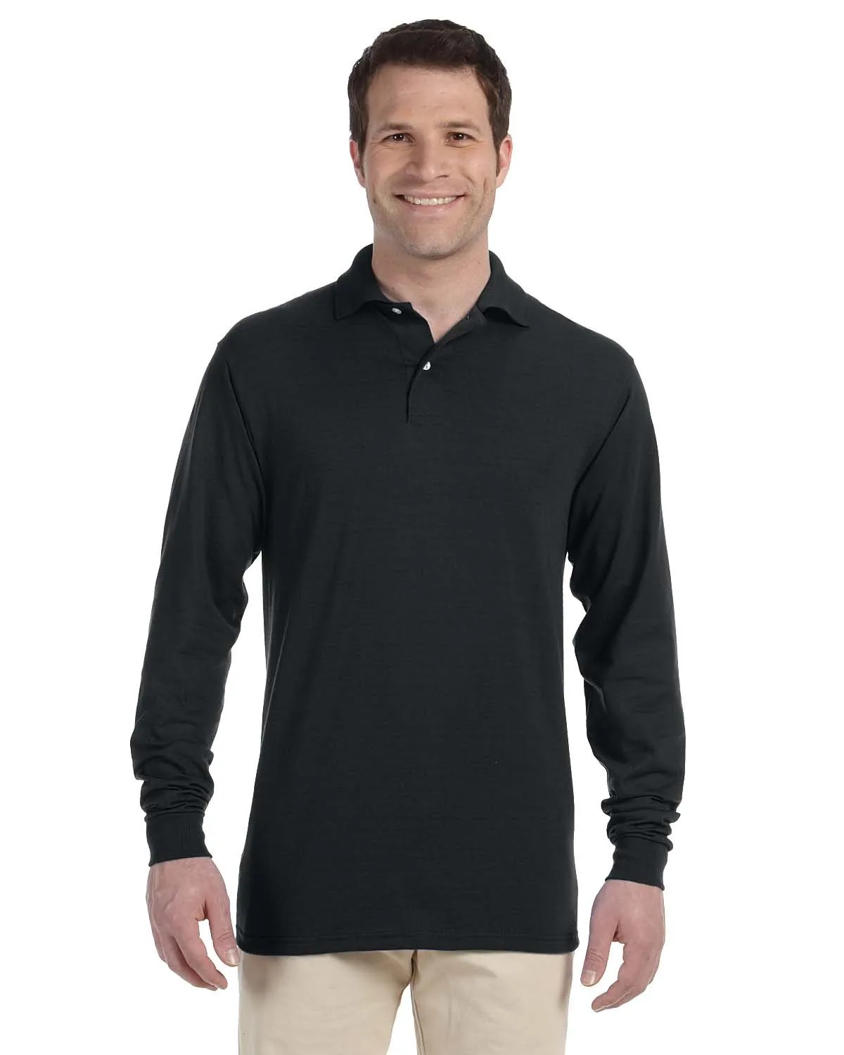 Jerzees Adult DRI-POWER® ACTIVE Long-Sleeve Jersey Polo