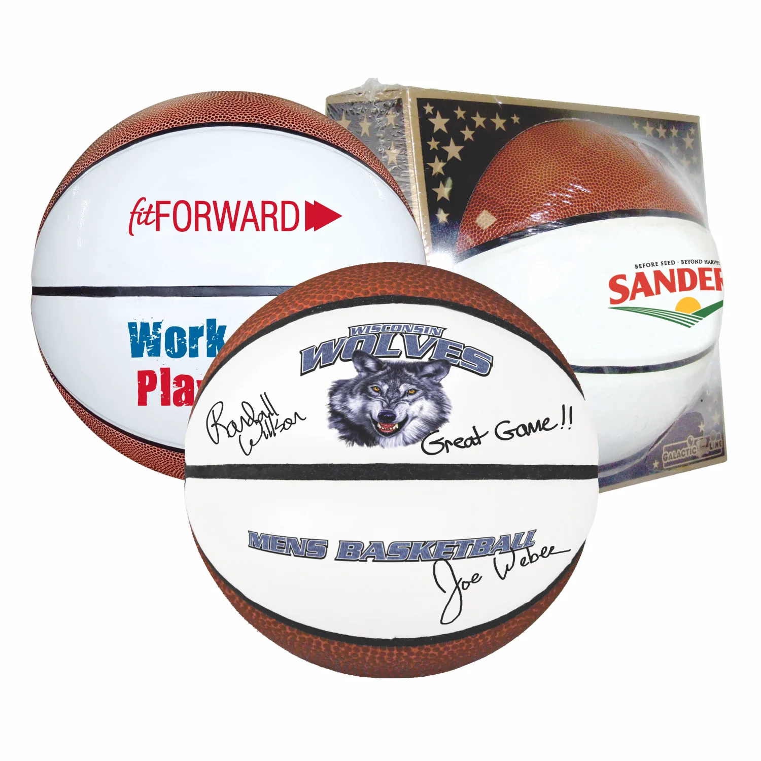 29½" Full-Size Synthetic Leather Signature Basketball