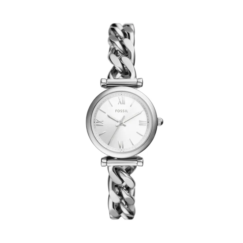 Fossil Women's Carlie Three-Hand Stainless Steel Watch