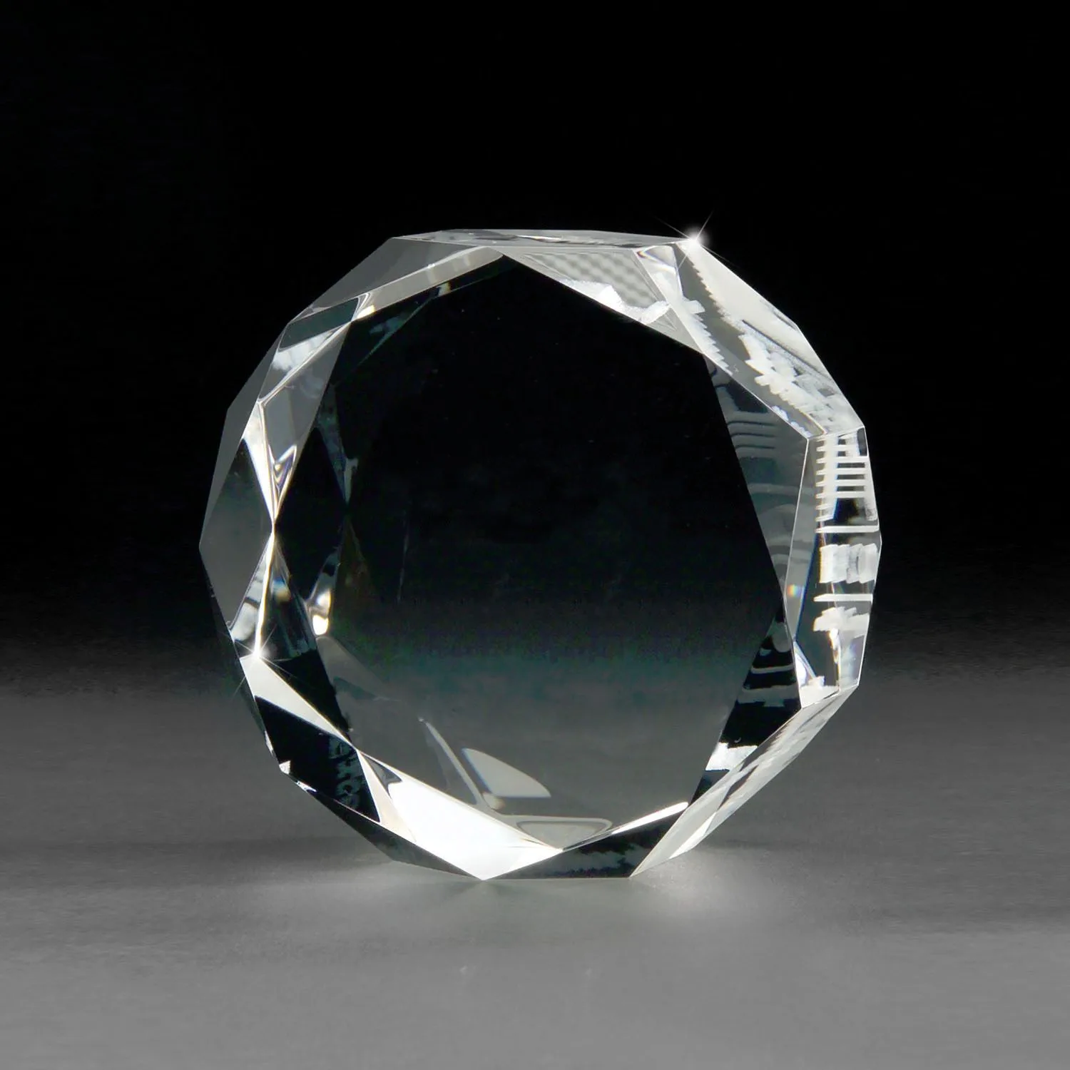 3D Crystal Jewel Paperweight view 3