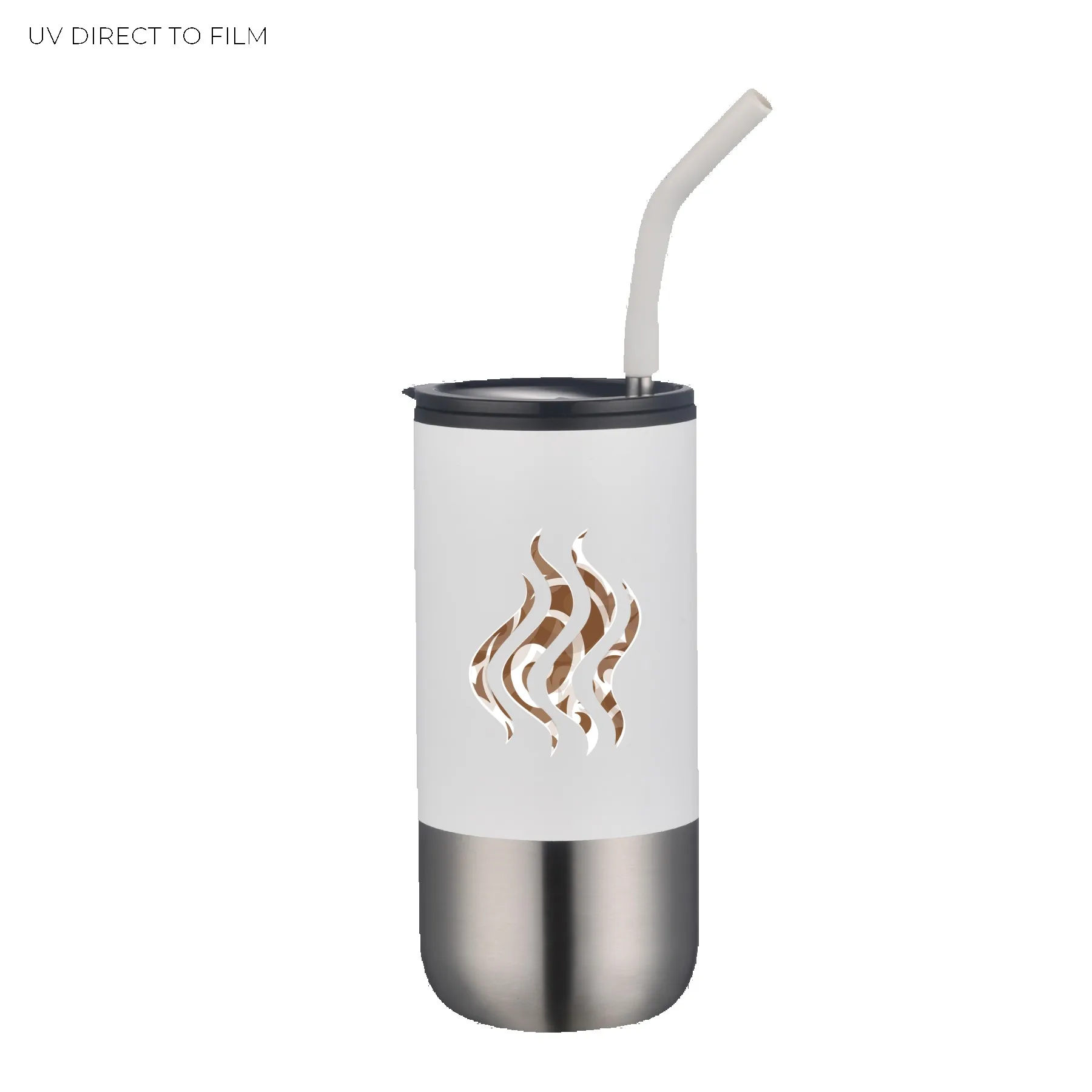 16 Oz. Double Wall Tumbler w/Straw view 6