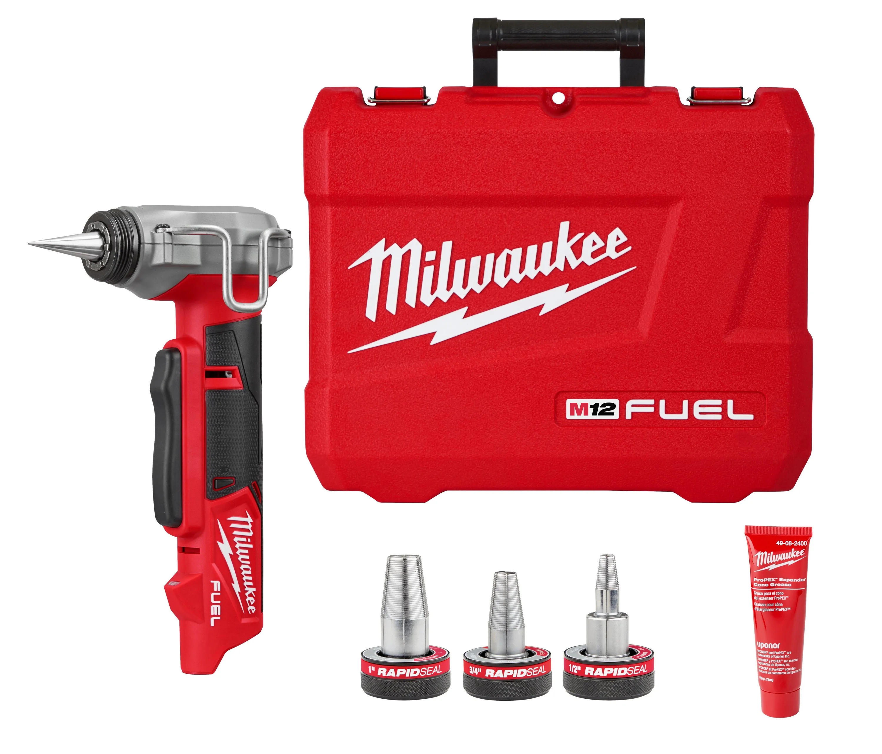 Milwaukee M12 Fuel Propex Expander W/ 1/2"-1" Rapid Seal Heads