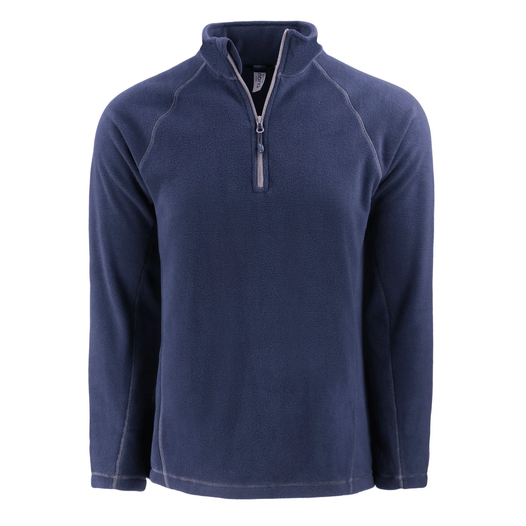 Clique Powder Recycled Fleece Mens Quarter Zip Pullover view 2