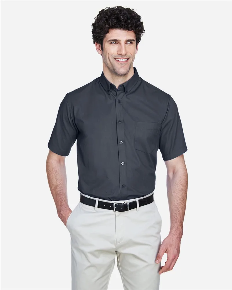 CORE365™ Men's Optimum Short Sleeve Twill Dress Shirt view 2