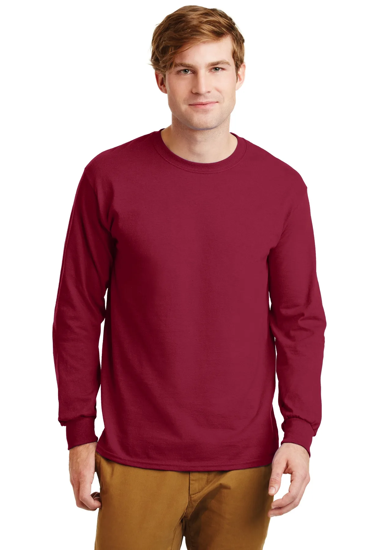 Gildan® - Ultra Cotton® 100% US Cotton Long Sleeve T-Shirt. view 6