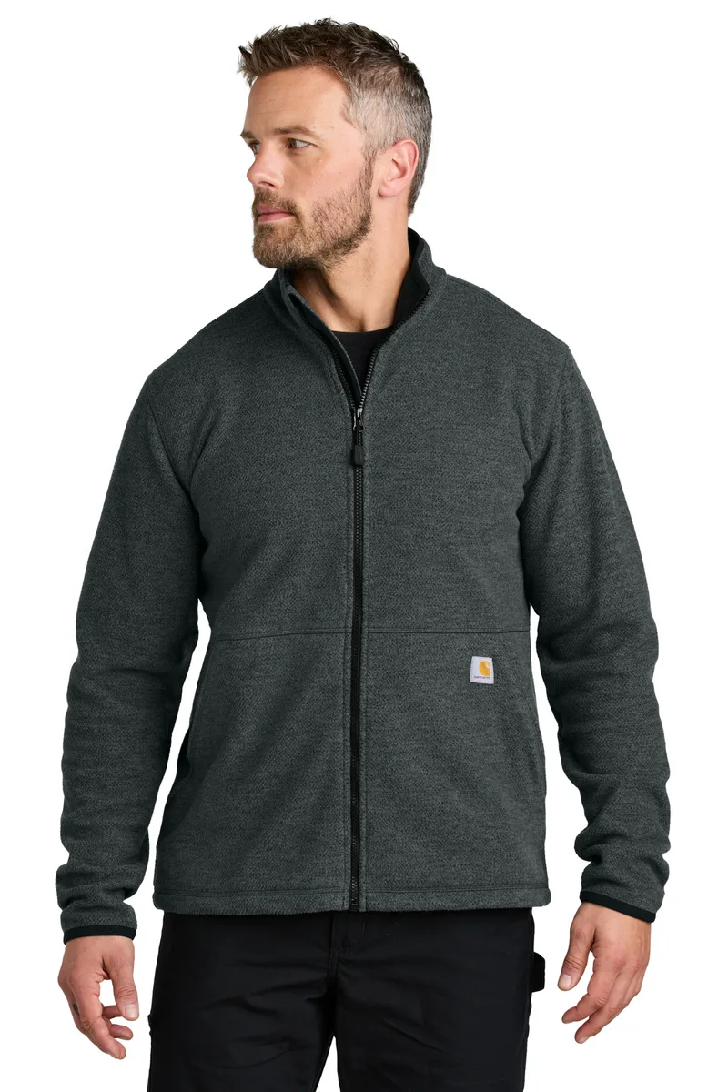 Carhartt® Textured Full-Zip Fleece Jacket view 2