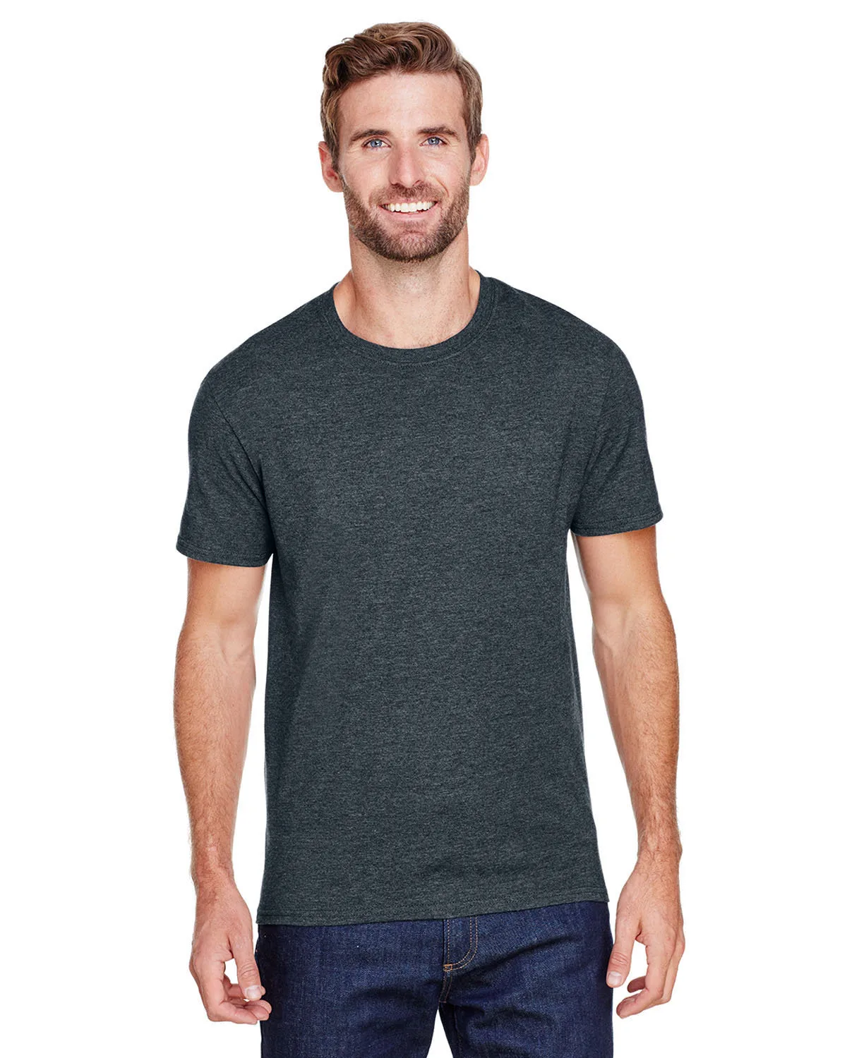 Jerzees Adult Premium Blend Ring-Spun T-Shirt view 2