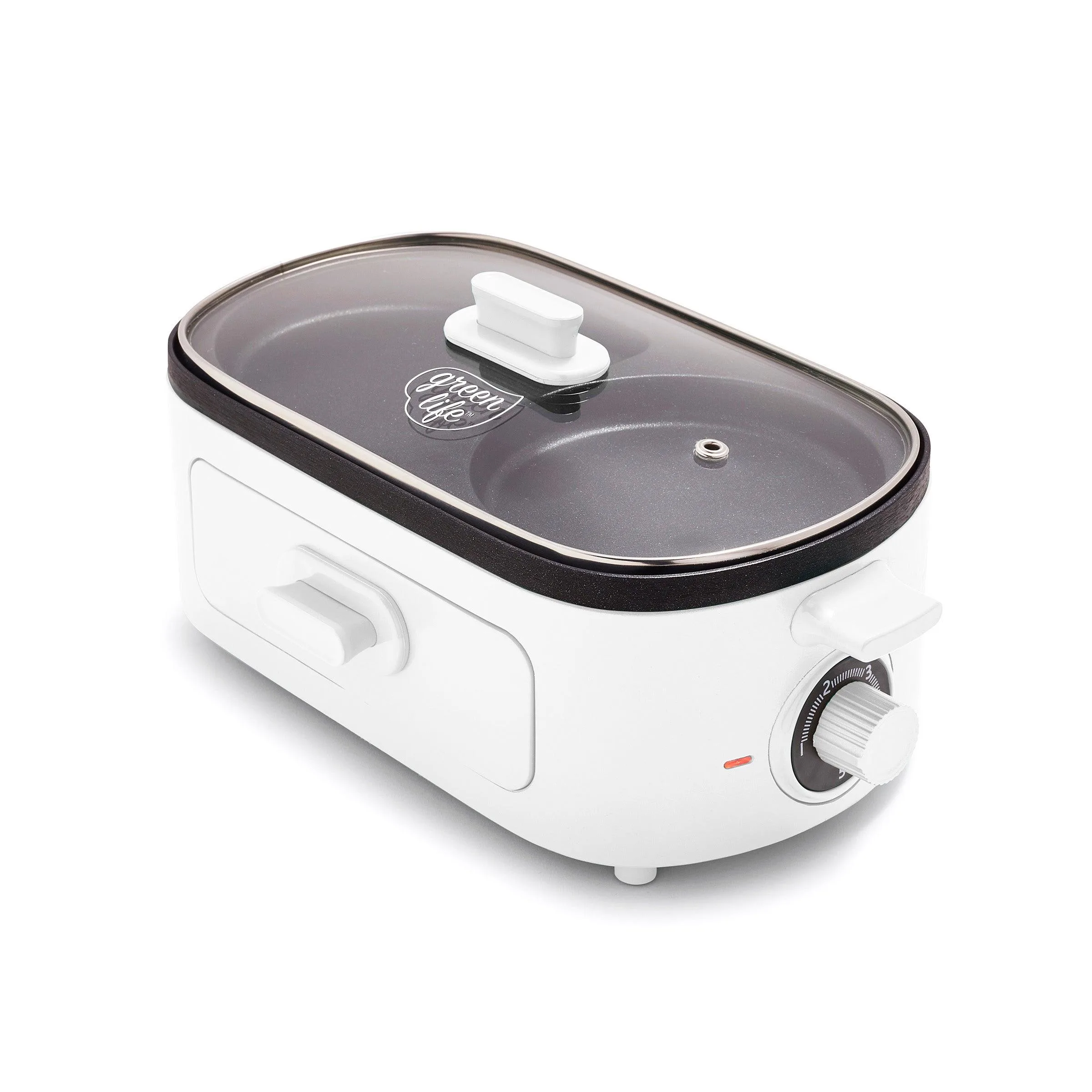 GreenLife Healthy Ceramic Nonstick Breakfast Maker - White