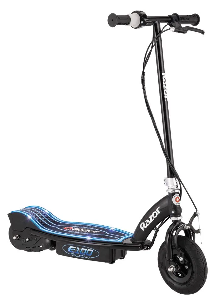 Razor USA E100 Glow Electric Scooter - Black (Rb)