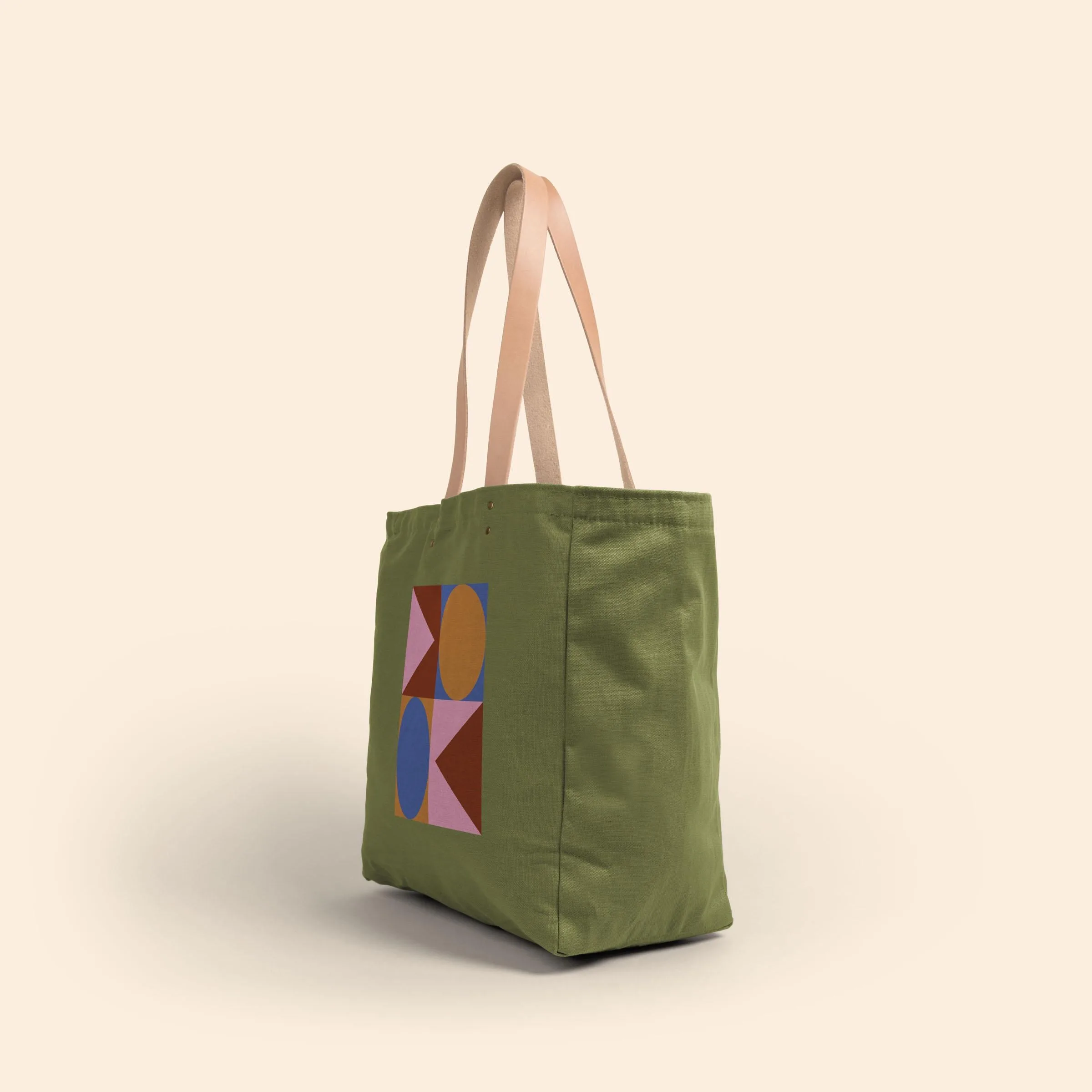 Olive Green Logo Side