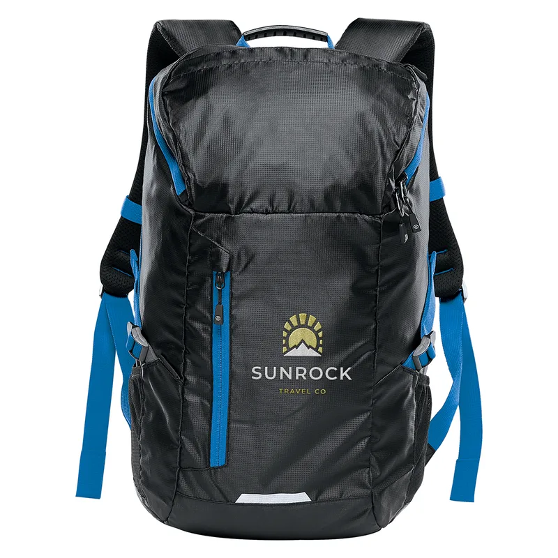 TRN1 Black AzureBlue Embroidery