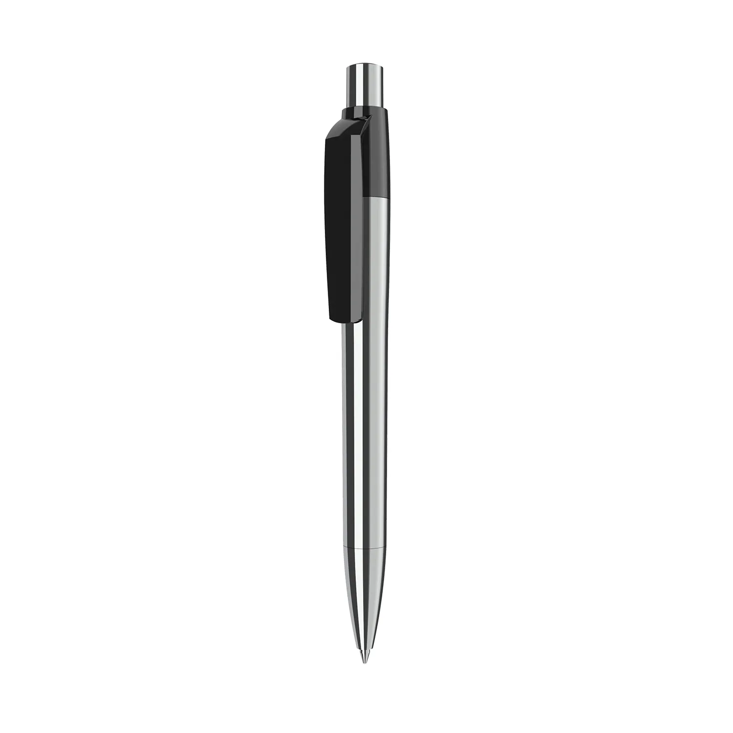 Maxema Mood Metal Chrome Pen Blue Ink view 2
