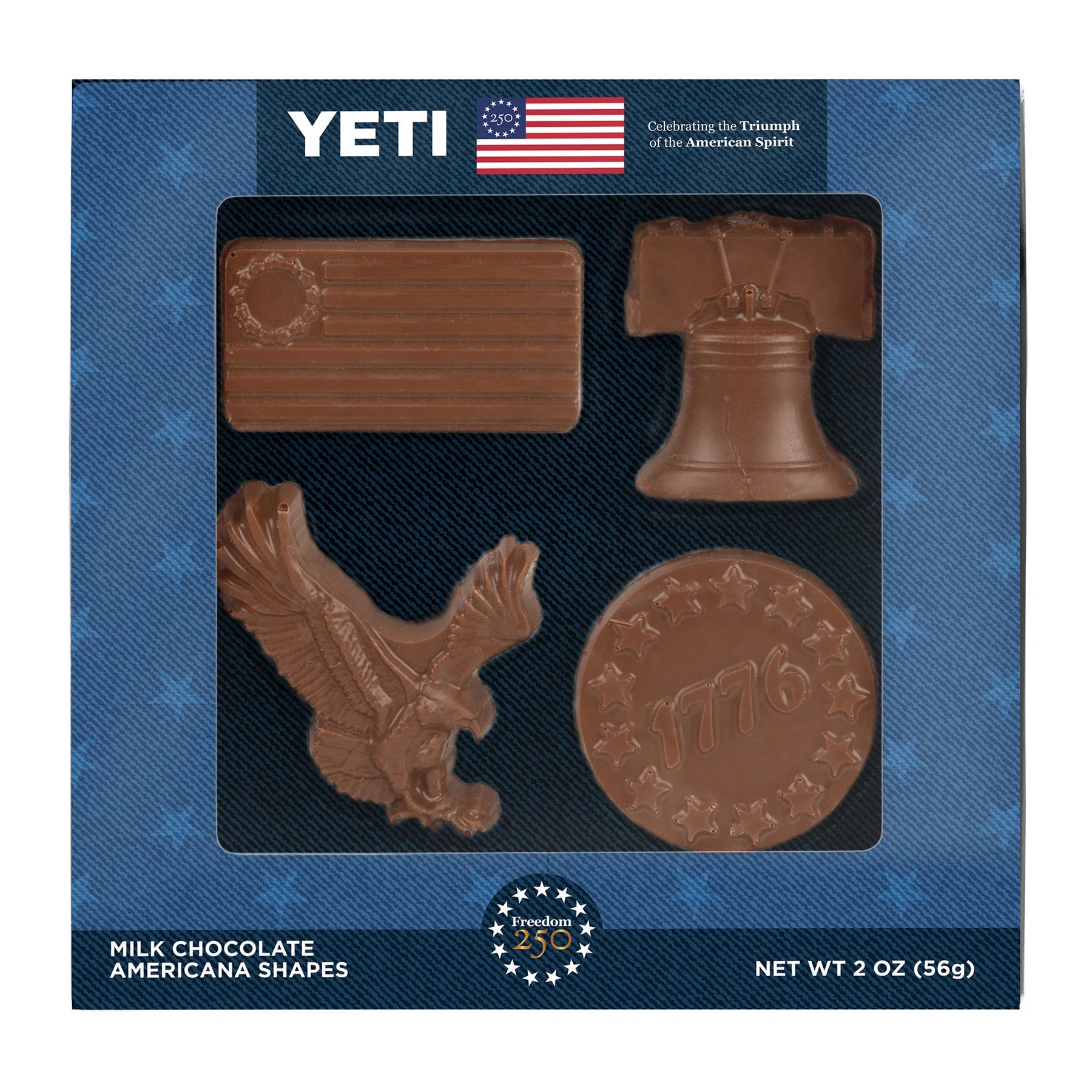 Freedom250- 2oz Molded Milk Chocolate Box