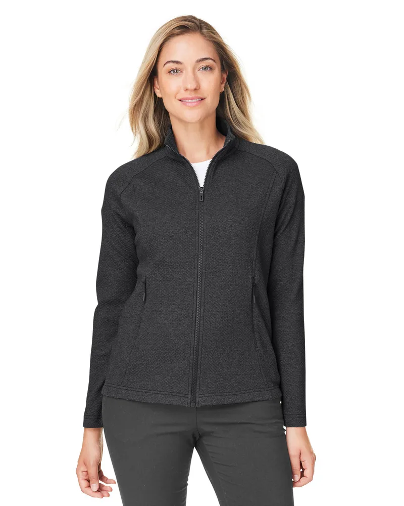 NORTH END® Women's Spirit Textured Full-Zip Sweatshirt