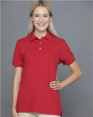 Jerzees® Women's 100% Ringspun Cotton Piqué Polo view 2