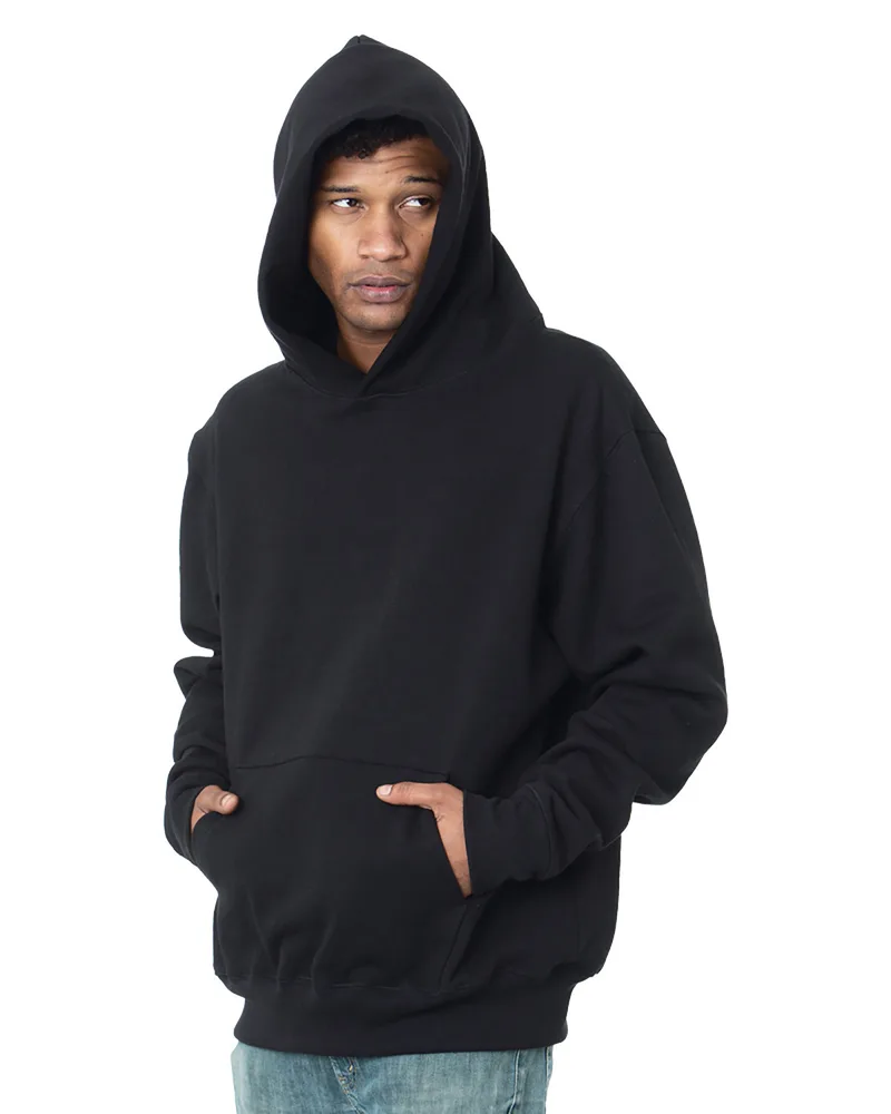 BAYSIDE Adult USA Made Super Heavy Hooded Sweatshirt