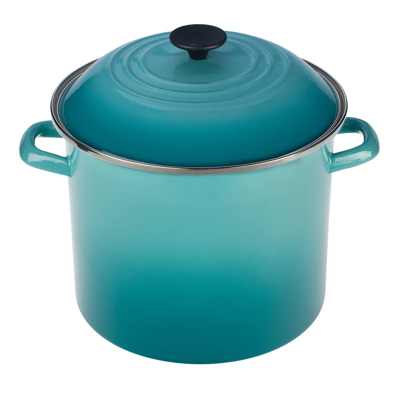 Le Creuset 8Qt Enamel On Steel Covered Stockpot Caribbean