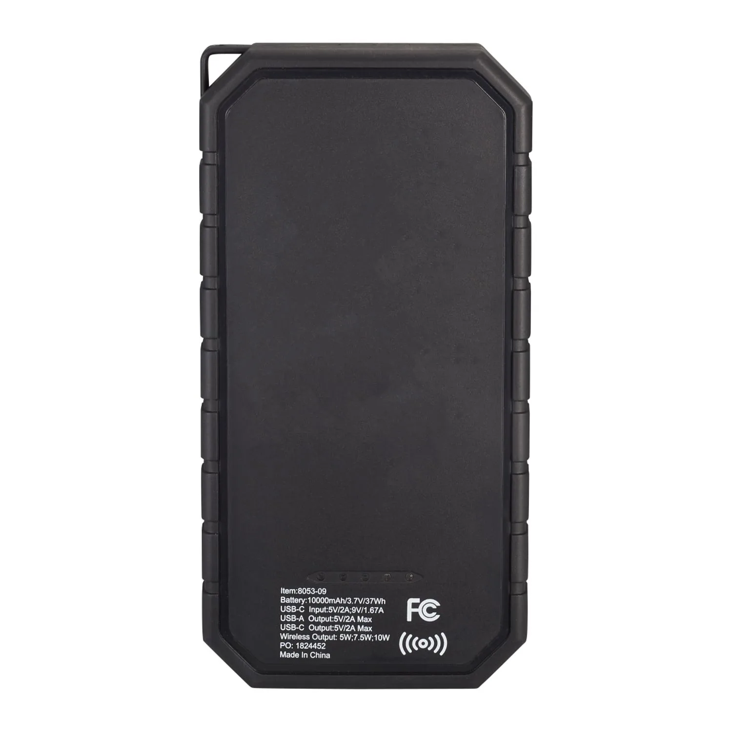 High Sierra® IPX 5 Solar Fast Wireless Power Bank view 2