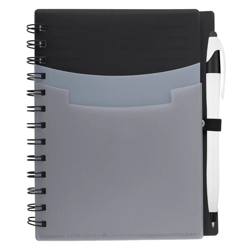 Tri-pocket Notebook & Pen view 3