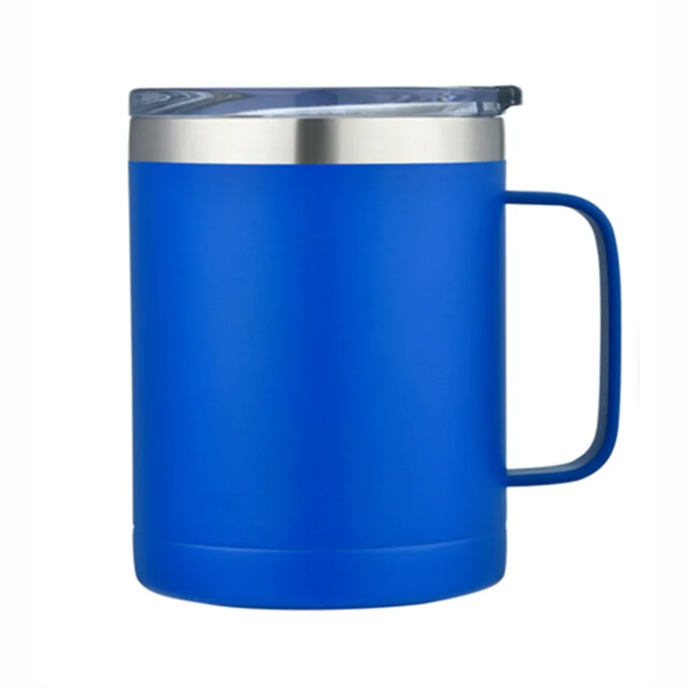 14oz double wall SS vacuum camping mug view 4