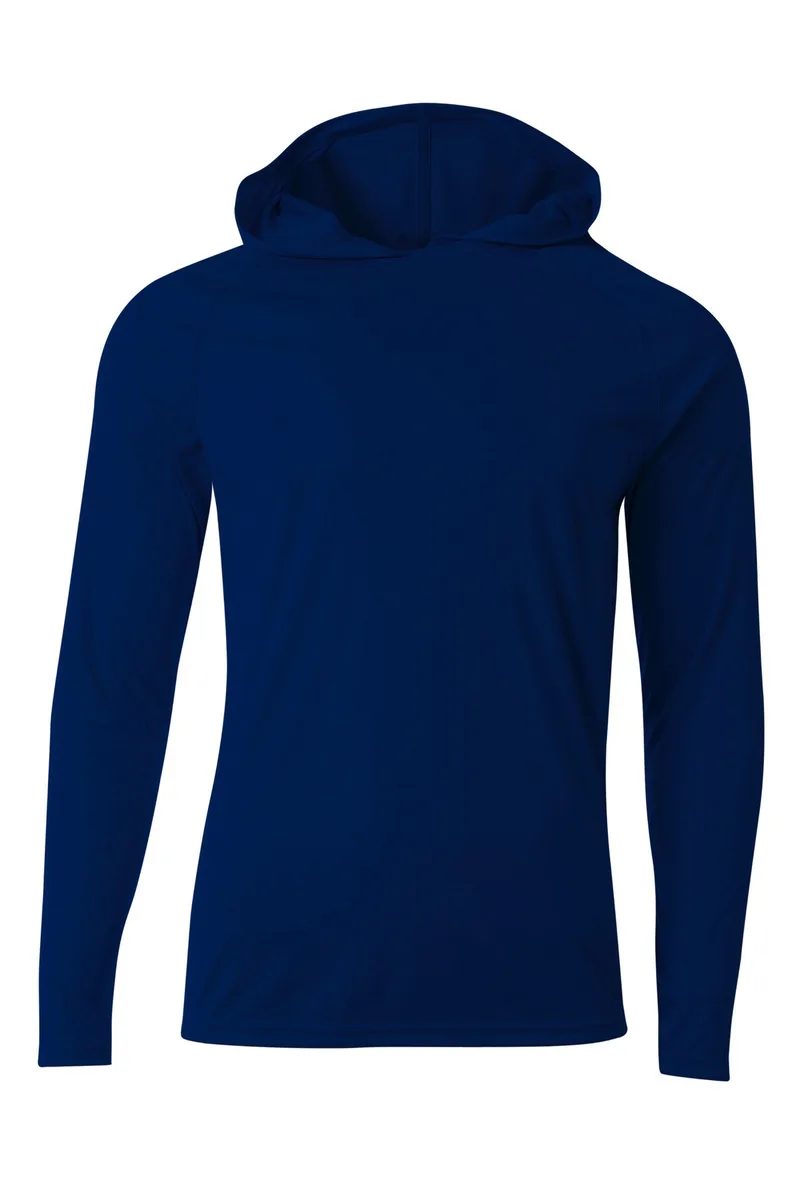 A4 Cooling Performance Long Sleeve Hooded Tee view 3