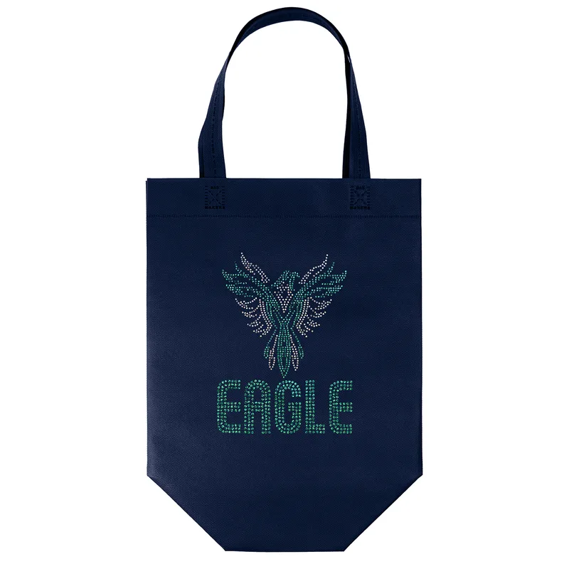 Liberty™ - USA Made Non-Woven Tote - Sparkle (12" x 7" x 13")