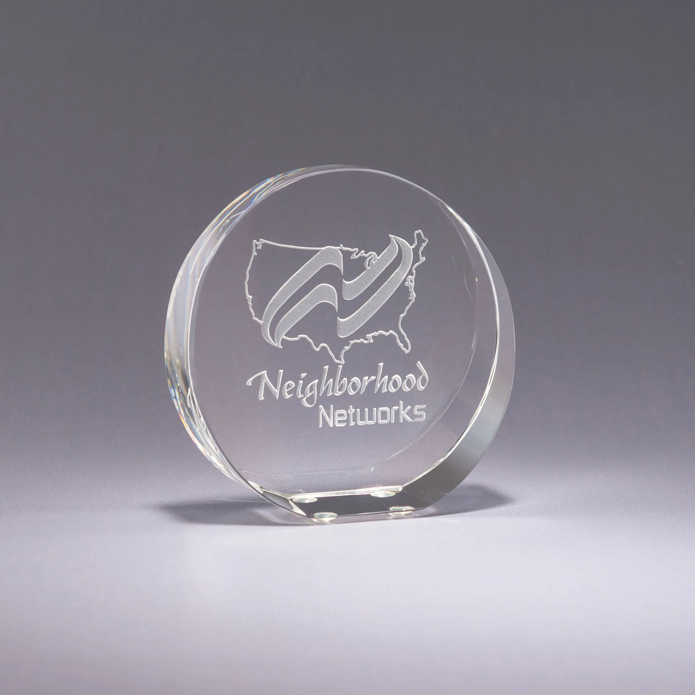 Stand-Up Crystal Paperweight view 2