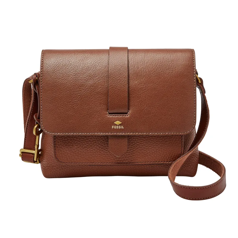Fossil Kinley Small Crossbody Brown Bag