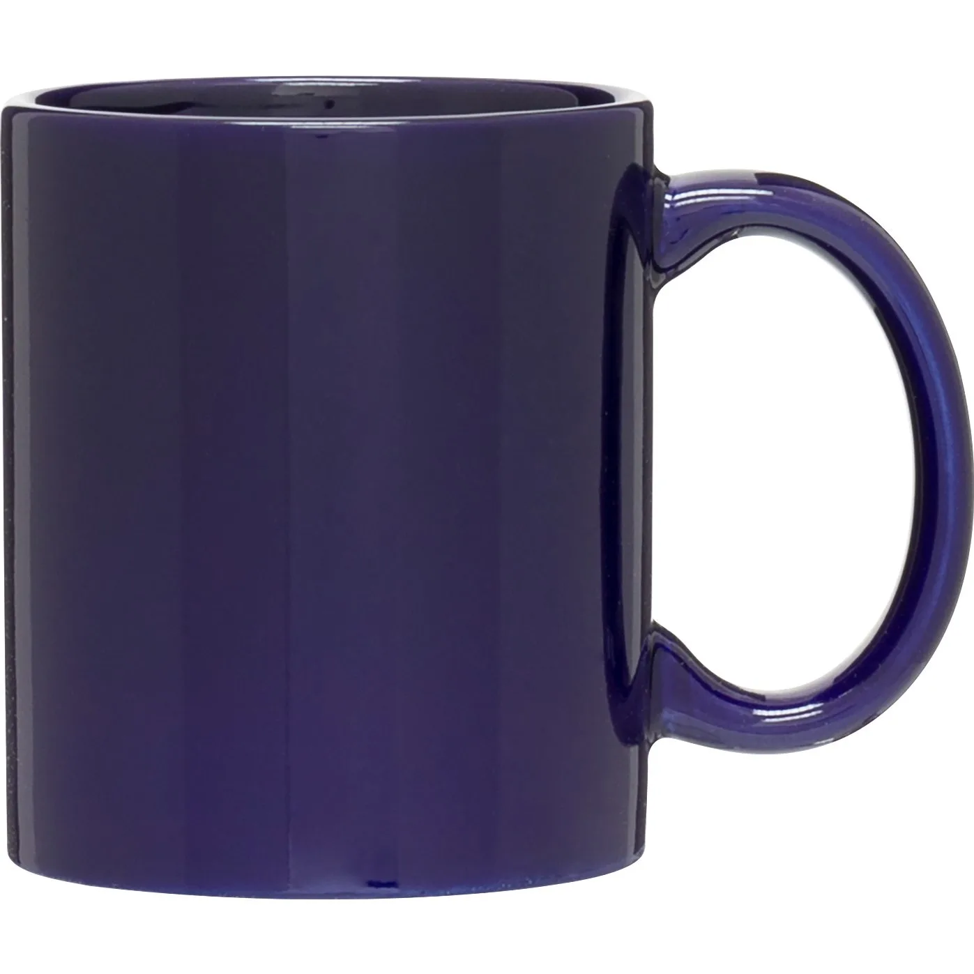 11 oz C-Handle Ceramic Mug (Cobalt Blue) view 2
