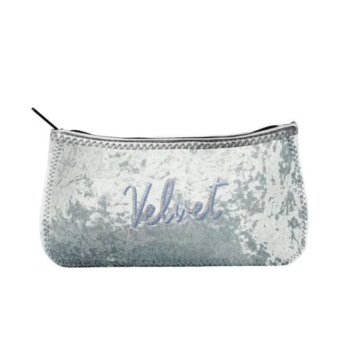 Large Velvet Canoe Pouch view 5