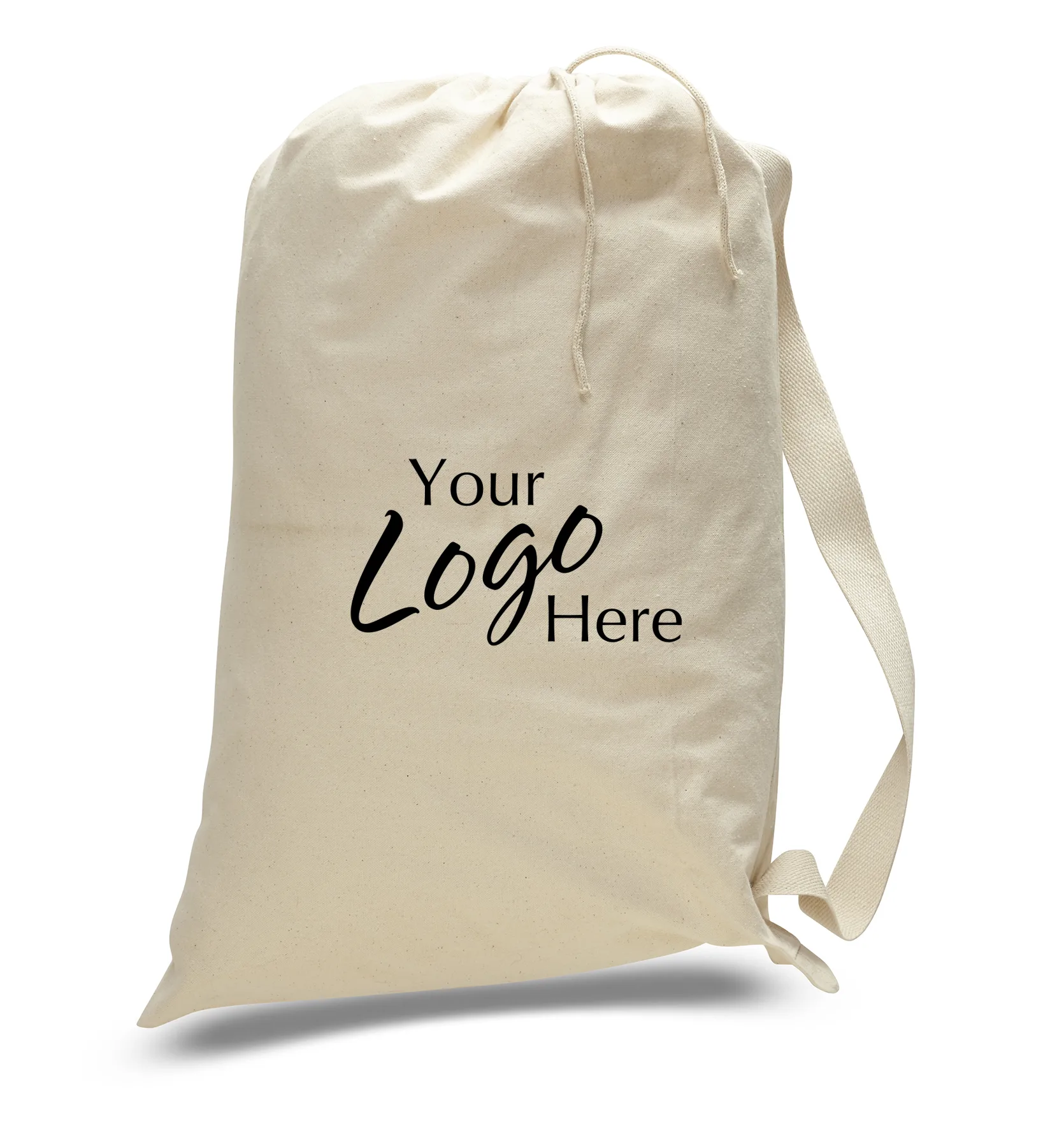 Small Canvas Drawstring Laundry Bag (18"x24")