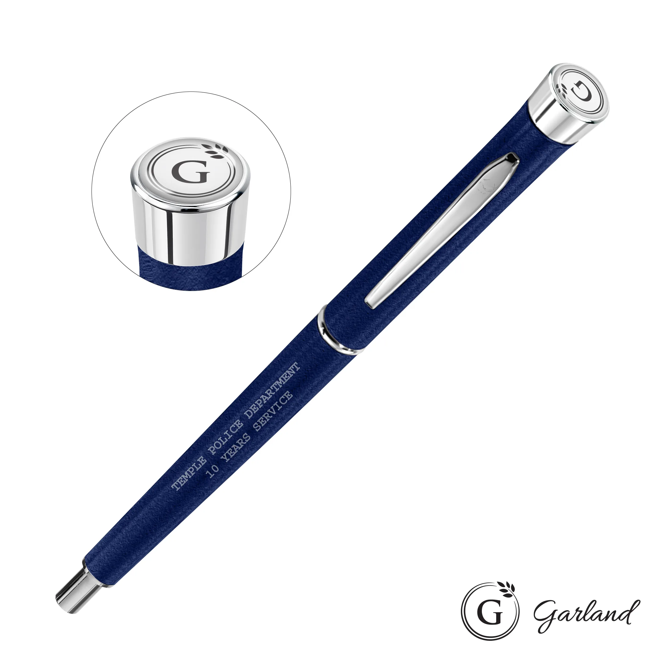 Standard, Mechanical Pencil, Chrome, Navy Blue / Chrome