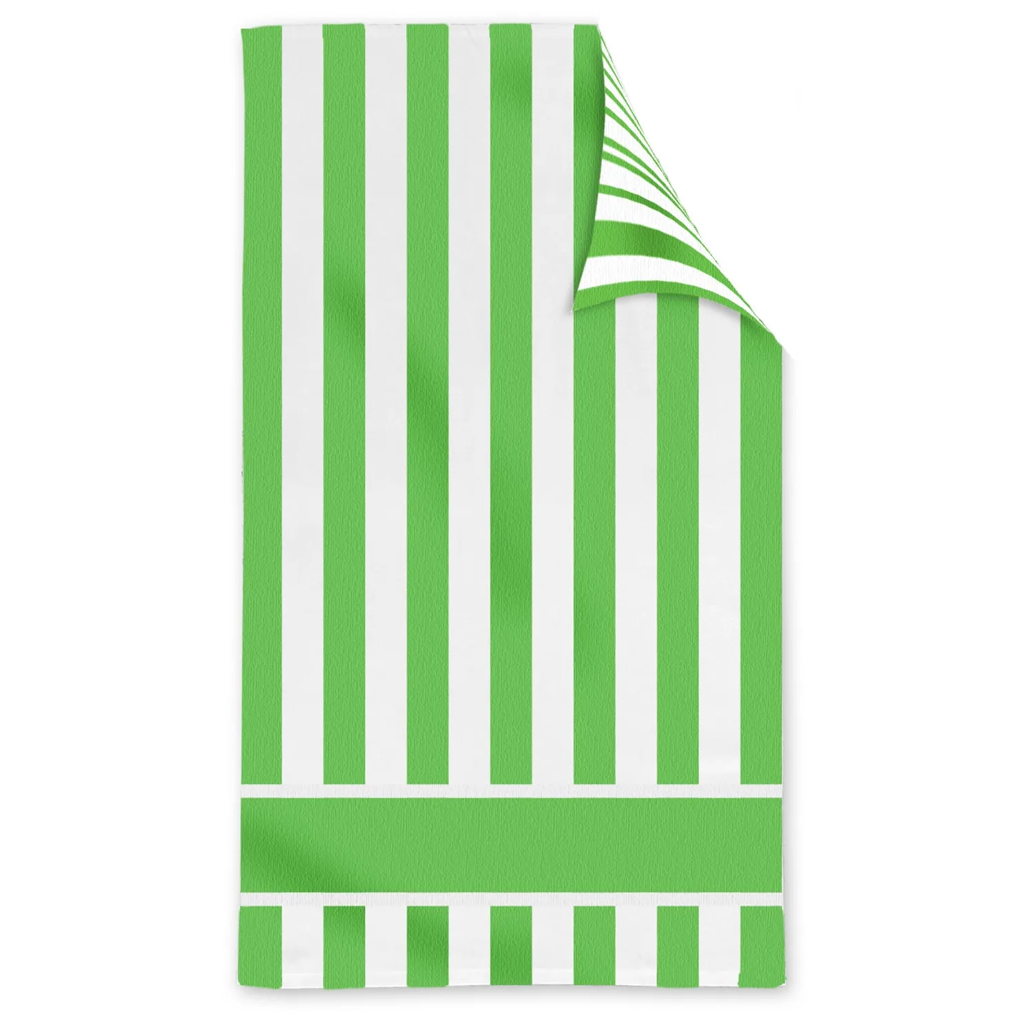 Double Sided Cabana Stripe Beach Towel view 2