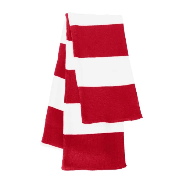 Sportsman SP02 Rugby Striped Knit Scarf view 3