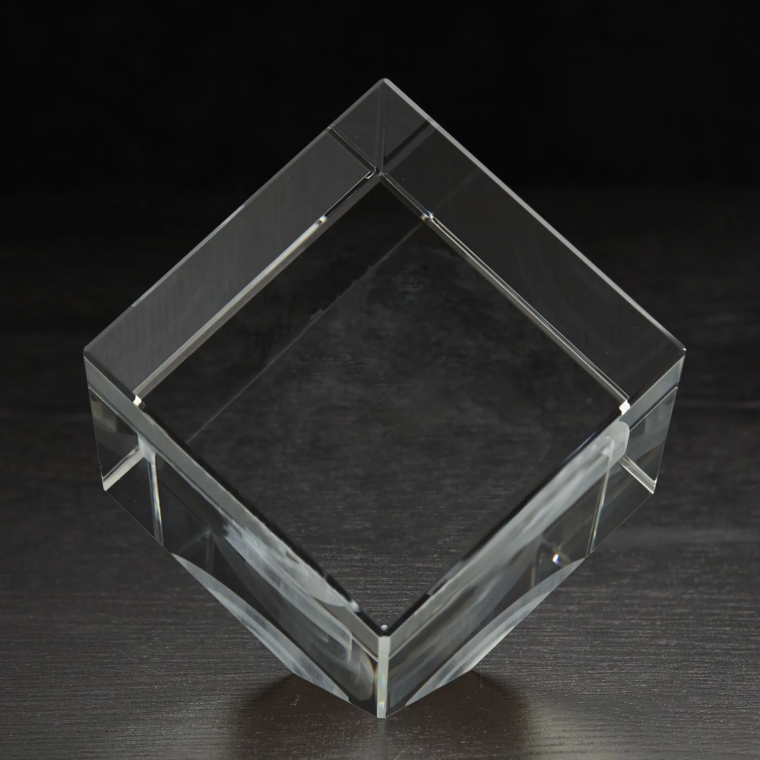 Extra Large Jewel Cube 3D Crystal Award view 3
