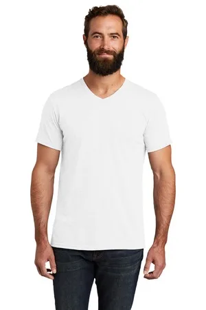 Allmade ® Unisex Tri-Blend V-Neck Tee view 3