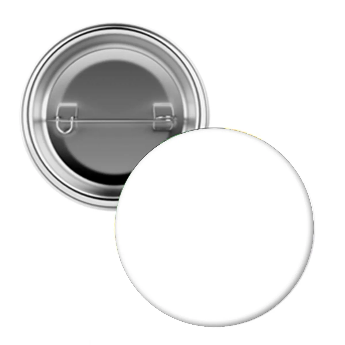 1 ½" Full Color Pin Back Button view 3