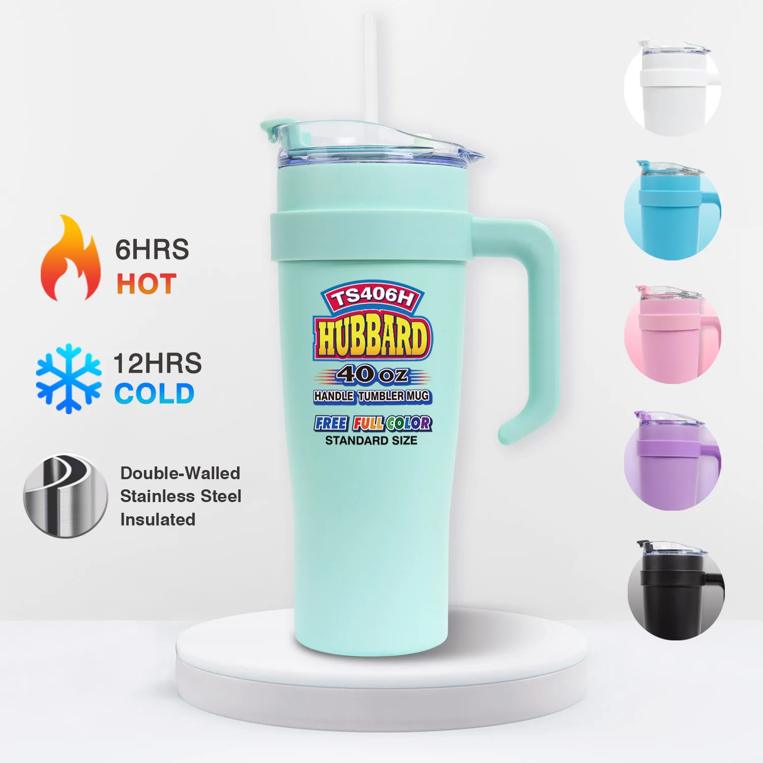 40 Oz. Hubbard Handle Tumbler Mug