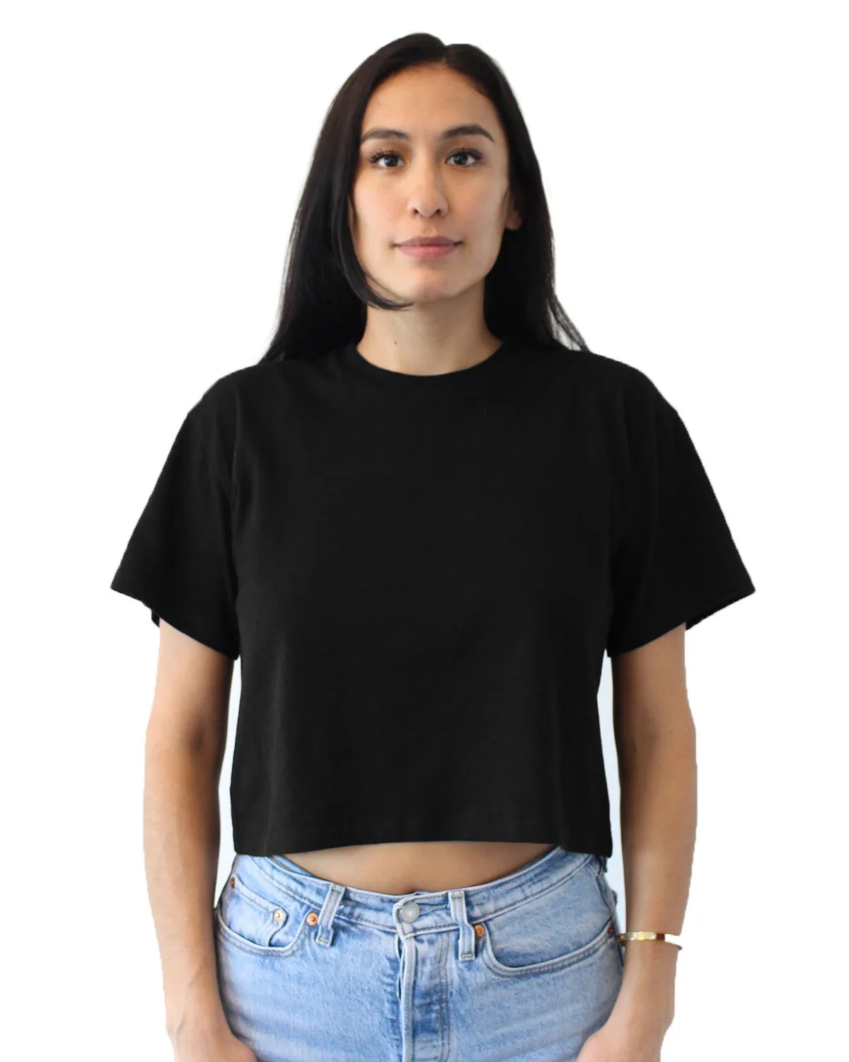 NEXT LEVEL APPAREL Ladies' Ideal Crop T-Shirt view 2
