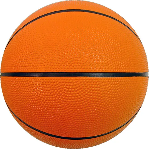 7" Mid-Size Rubber Basketball view 2