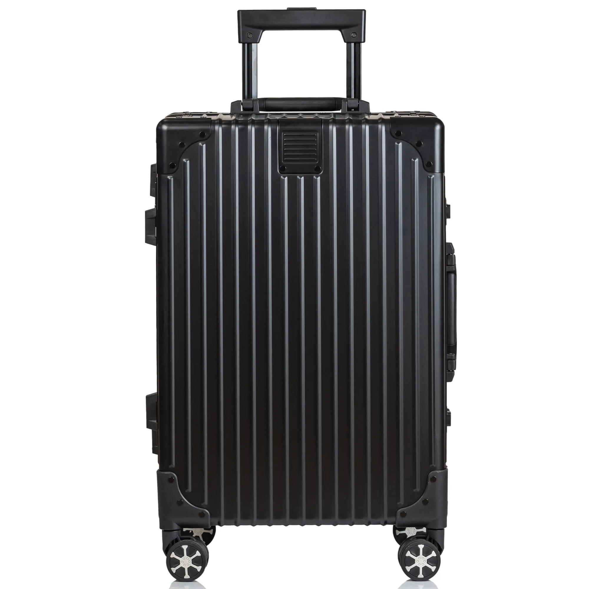 Champs Luggage Elite Collection Aluminum Carry-On Size 21" - Black
