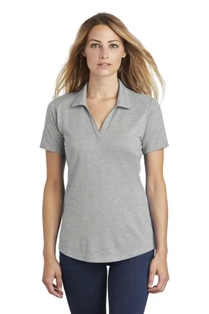 Sport-Tek ® Women's PosiCharge ® Tri-Blend Wicking Polo. view 6