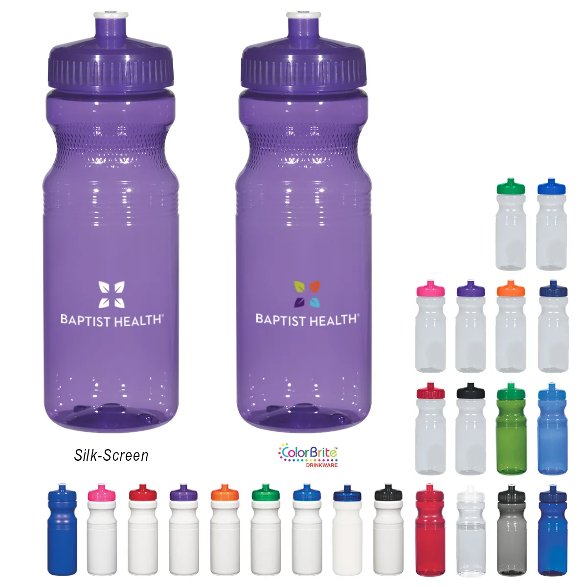 24 Oz. Poly-clear™ Fitness Bottle