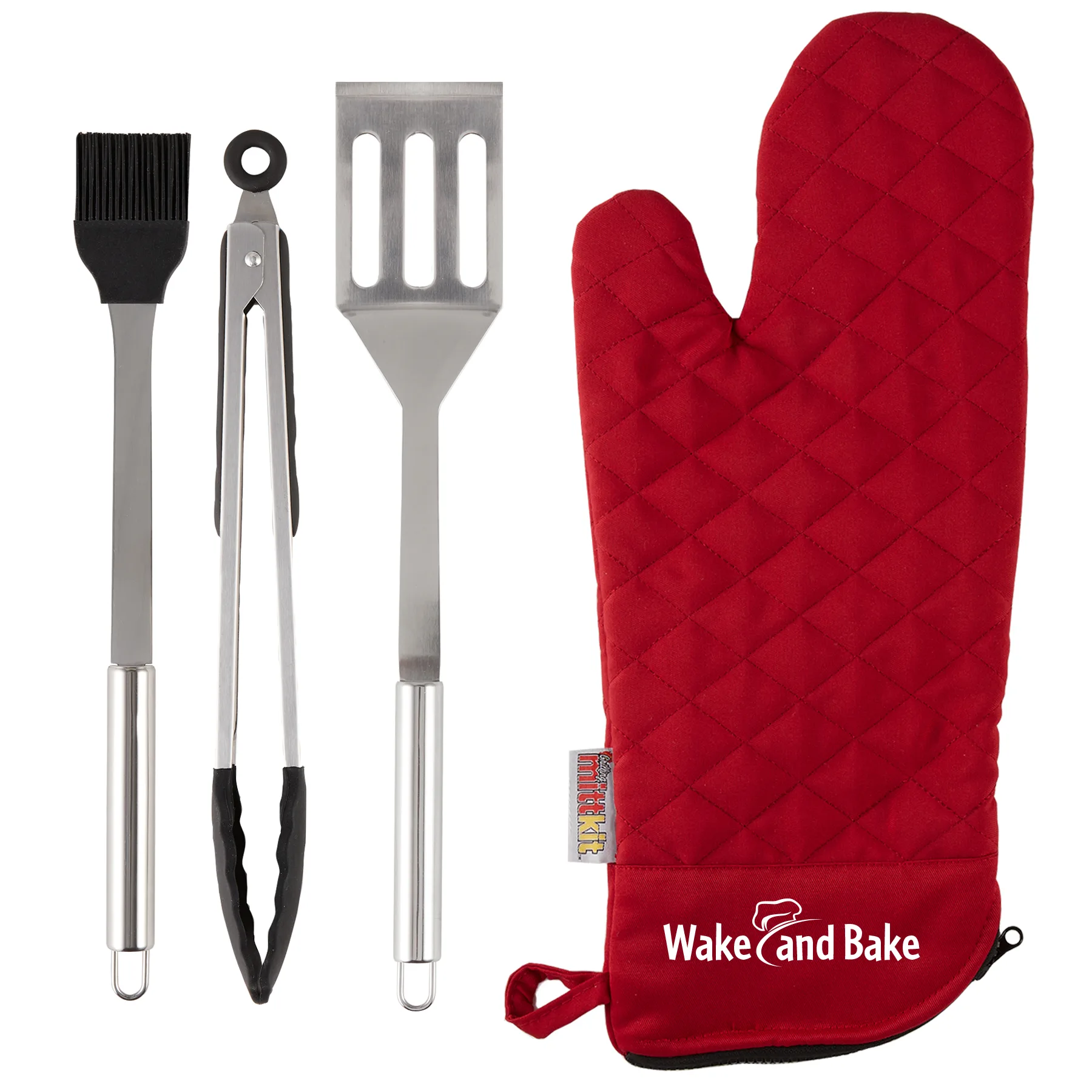 BBQ Grilling Mitt Kit view 3