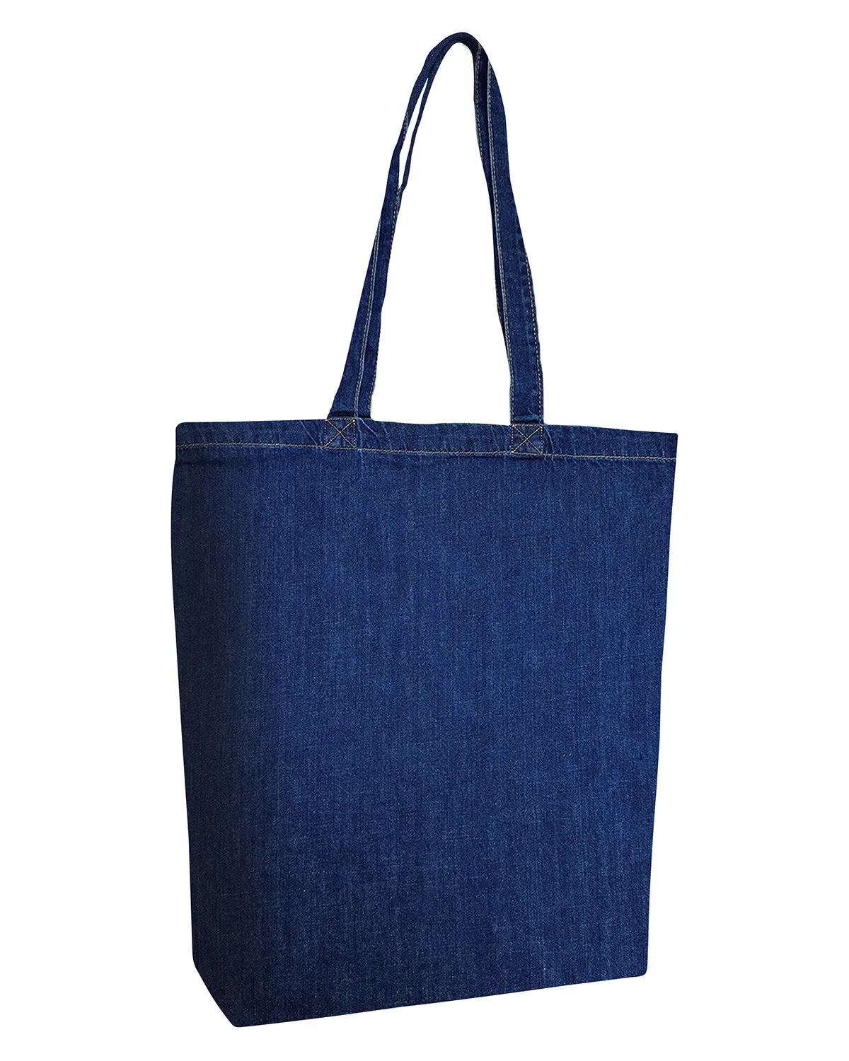 Liberty Bags® Cotton Denim Gusseted Tote Bag