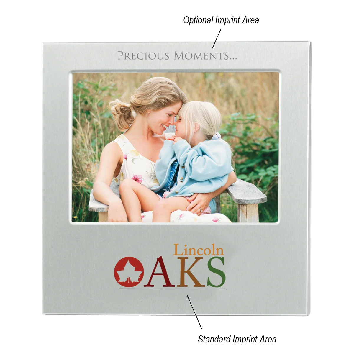 4" X 6" Dazzling Aluminum Photo Frame view 2
