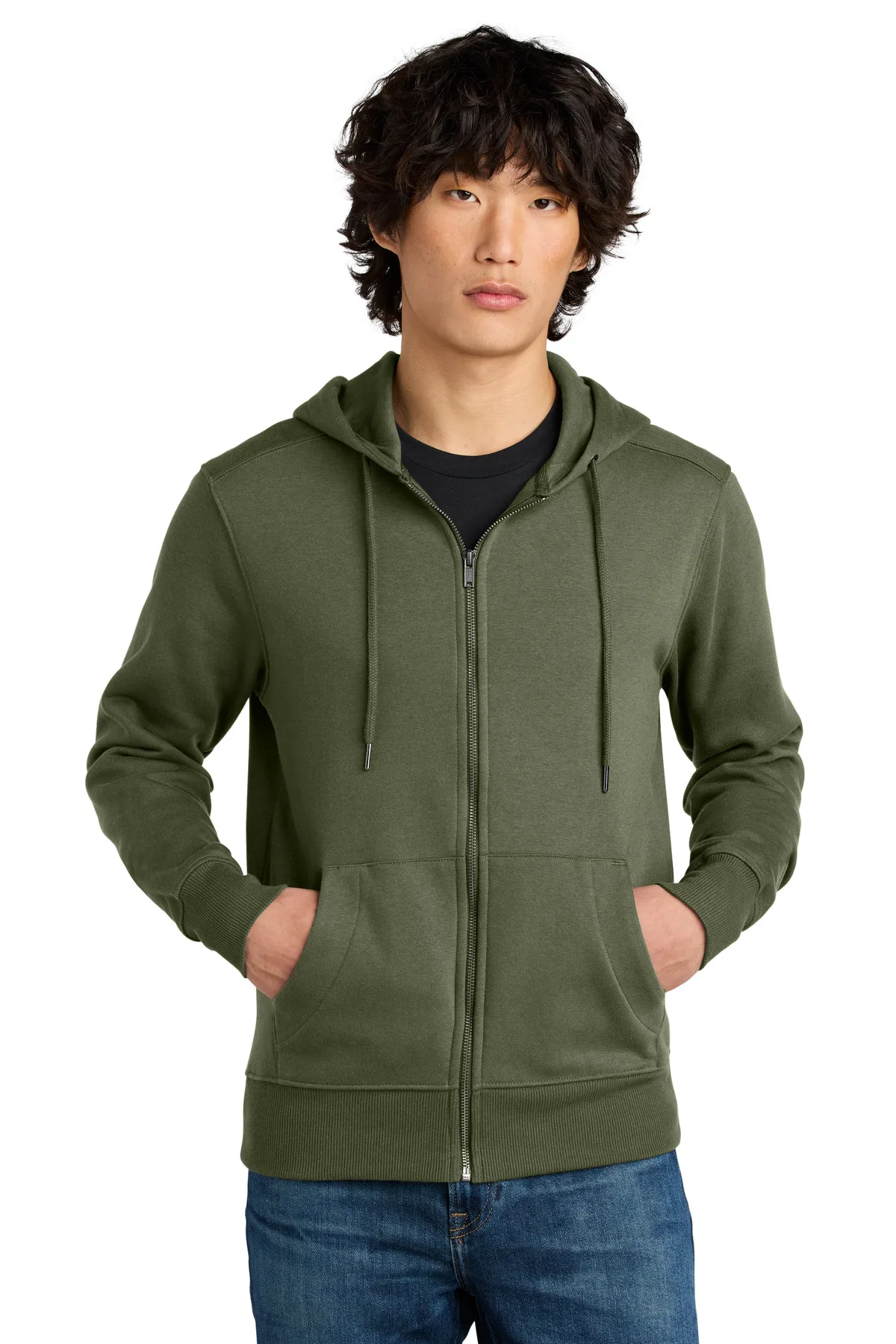 District ® Perfect Weight ® Fleece Full-Zip Hoodie view 5