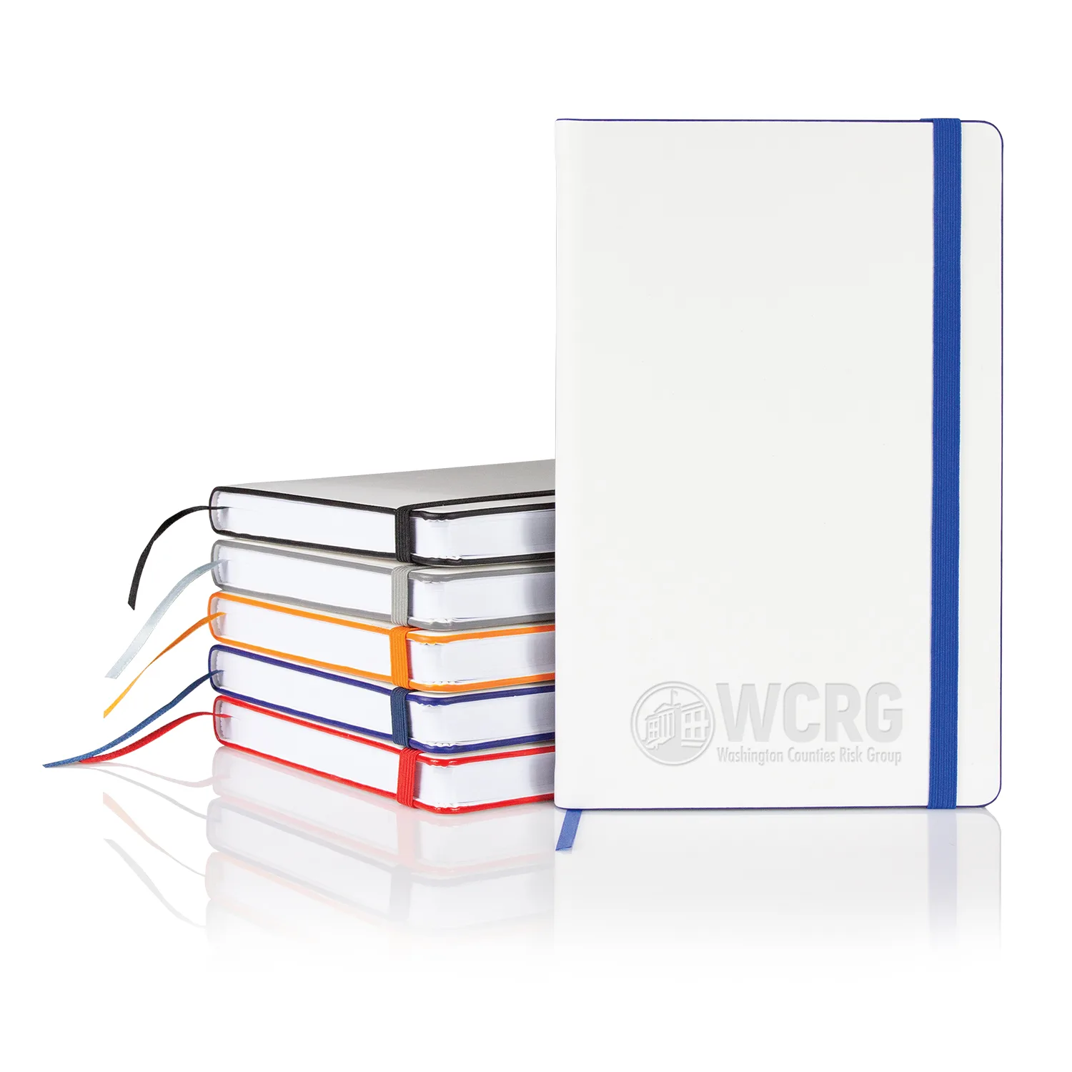 Castelli White Laser Medio Lined White Page Journal